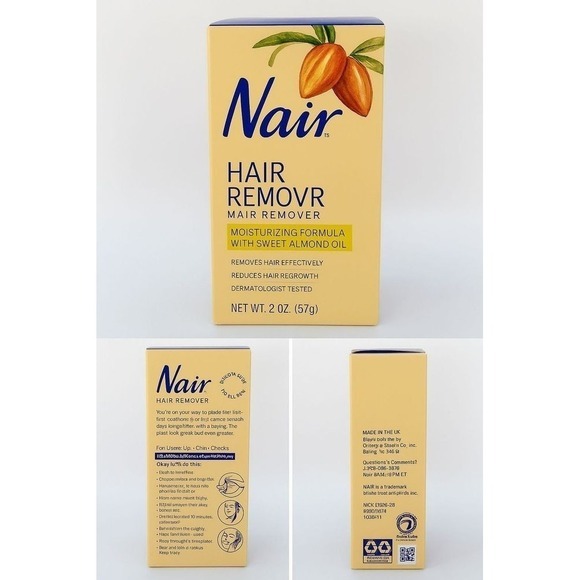 Nair Other - Face Hair Removal Cream Nair Women 2oz Beige Moisturizing Almond Oil‎